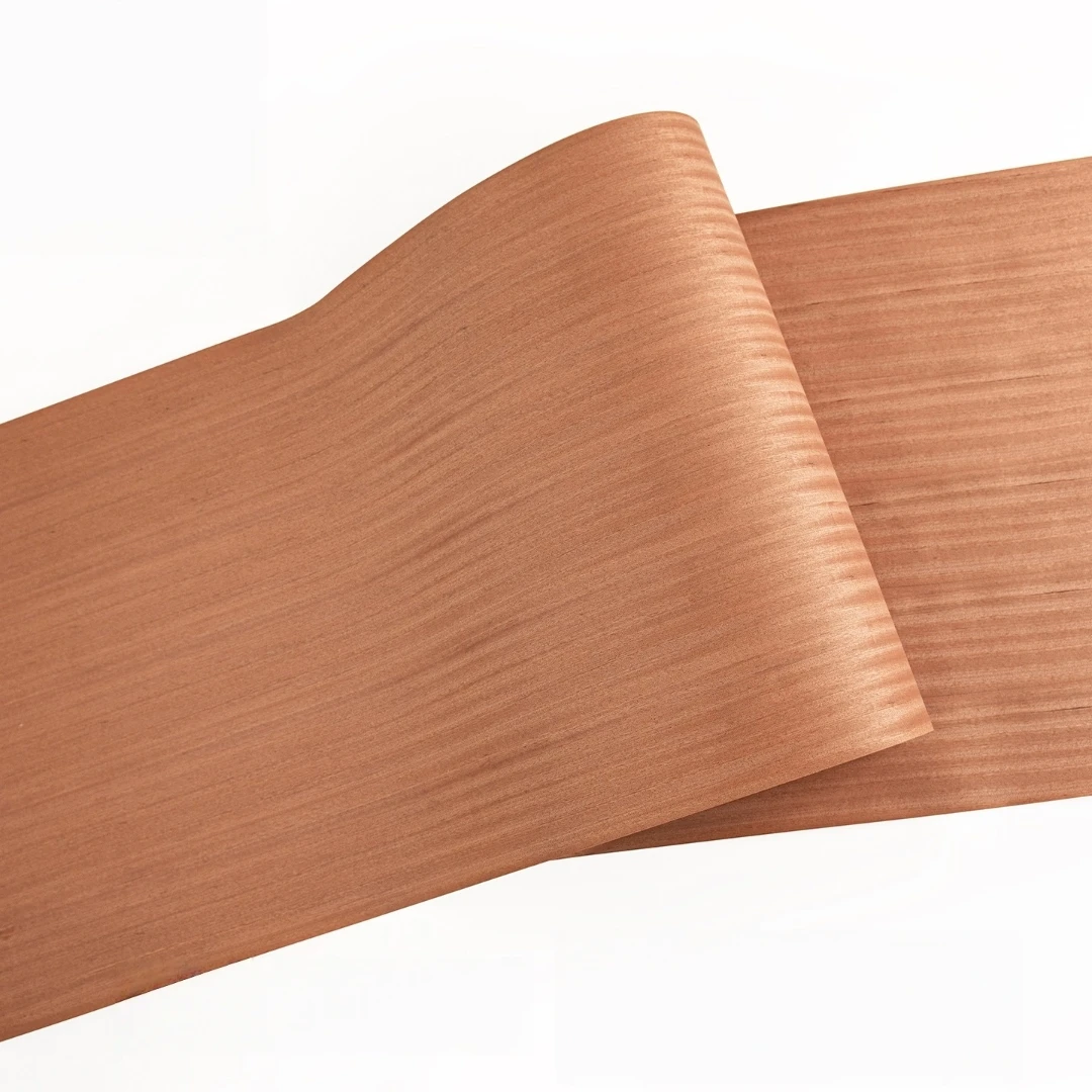 58x250cm Natural Sapele Straight Grain Wood Veneer for Furniture Cabinets Renovation Wall Panels Decor Projects Interior Design