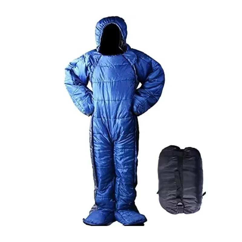 Humanoid Sleeping Bag Outdoor Camping Winter Indoor Portable Ultralight Warm Adult Windproof Sleeping Bag