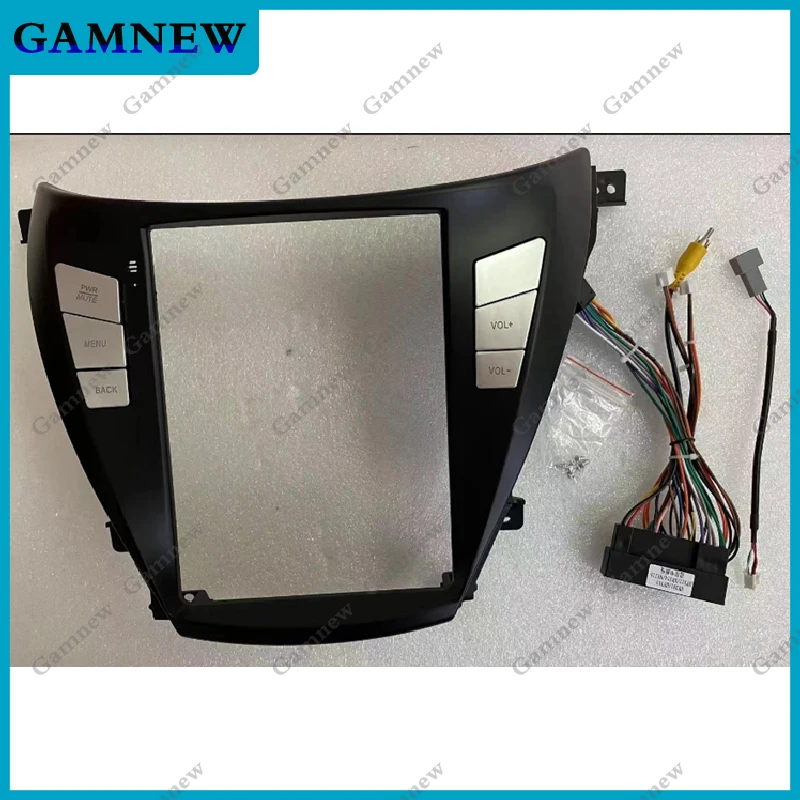 

9.7 Inch 2 Din Car Radio Fascias For HYUNDAI ELANTRA 2010 Tesla Style Multimedia Frame Video Player Navigation DVD Panel Trim