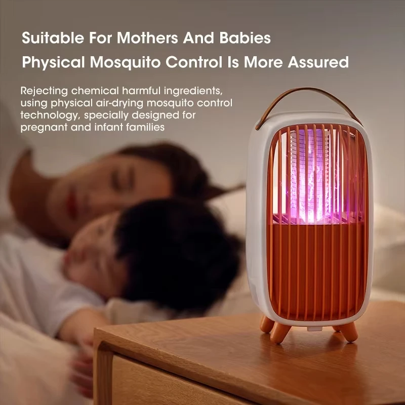 Efficient USB Powered UV Photocatalyst Mosquito Killer Lamp Electronic Insect Zapper Bug Trap for Home Office Indoor Use - view 3