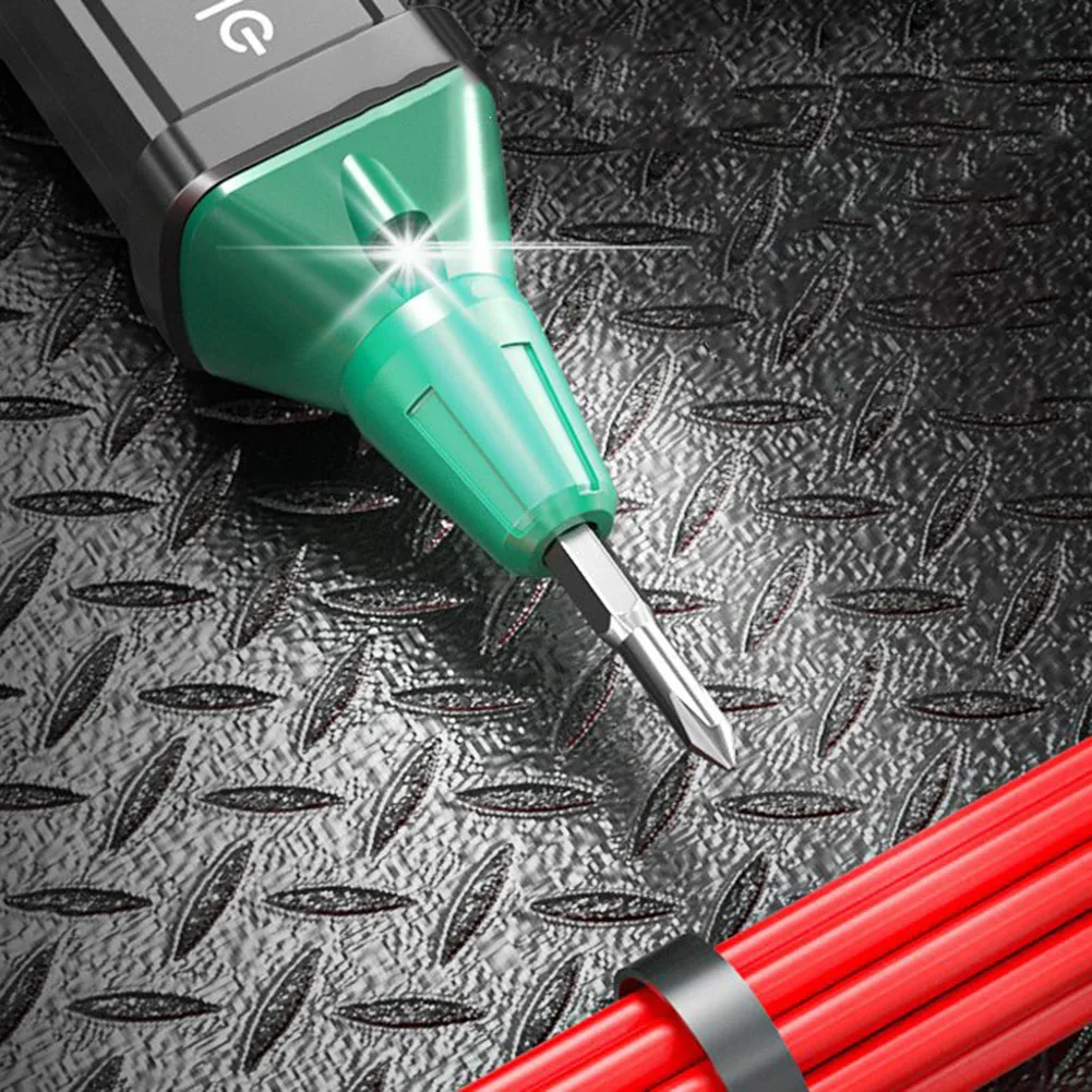 Non-Contact Pen Voltage Tester Breakpoint Detection LED Flashlight Function Black For Dark Environment Inspection