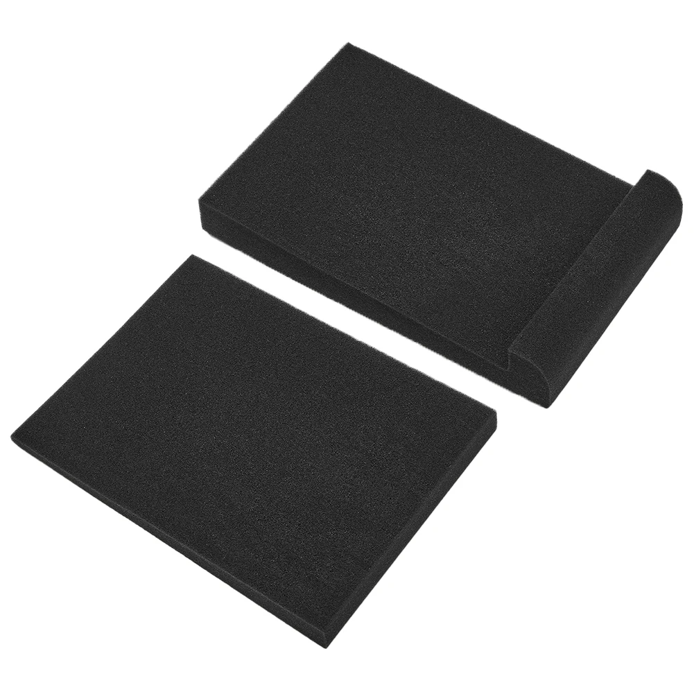 1 Set Acoustic Foam Pads High Density Sponge Black Music Instruments Accessories For 5/6 Inch Speakers 30x20x4.5cm