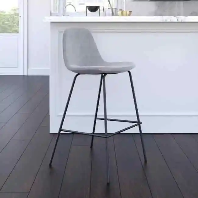 Hot Selling Luxury High Dining Bar Chair Set Customized for Home Restaurant Kitchen Modern Solid Wood Frame for Outdoor School