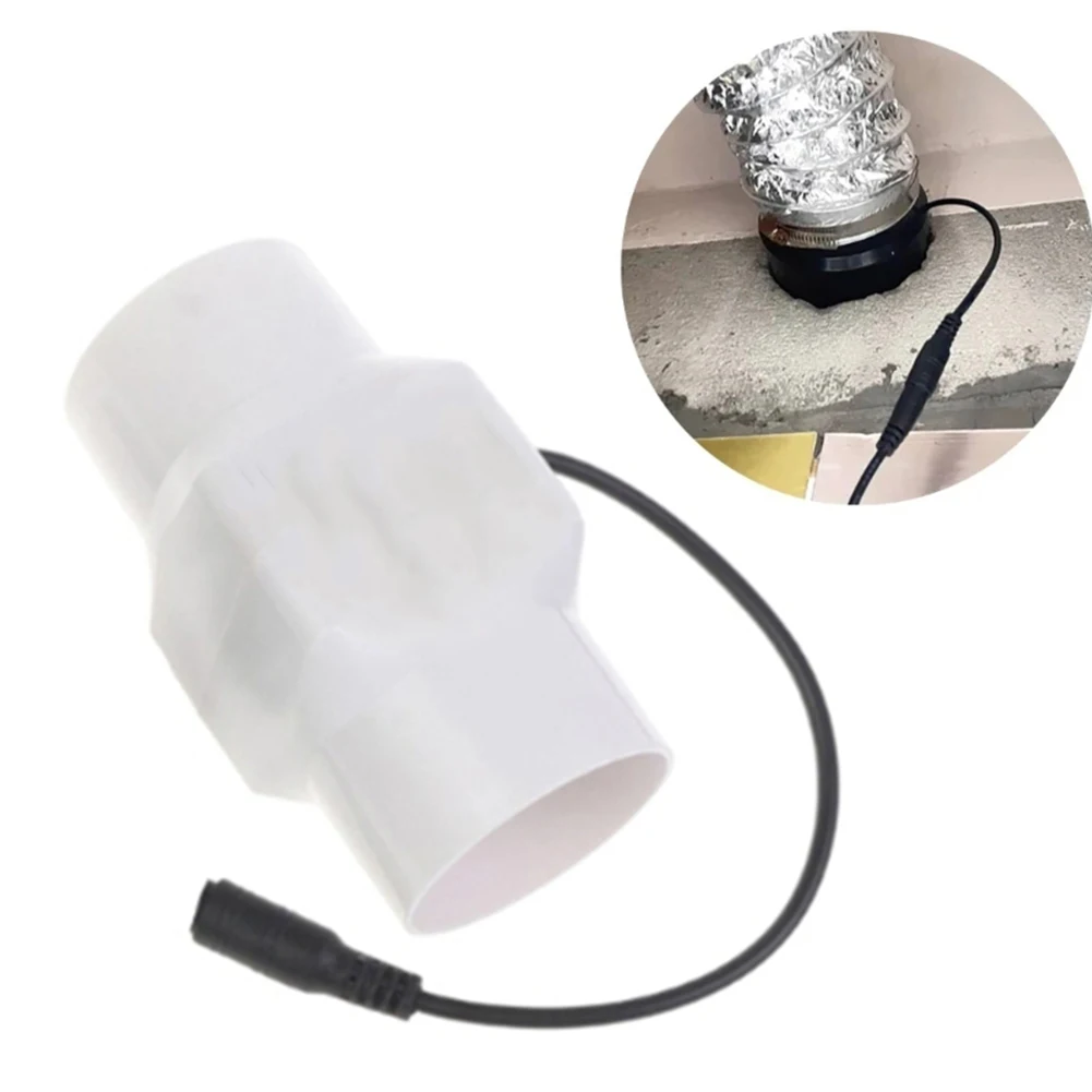 Indoor Ventilation Duct Fan Quiet Operation Sturdy PVC Construction Versatile Applications Easy Installation For Power Adapters