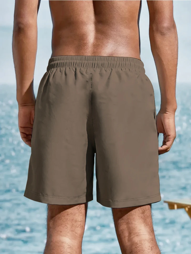 Pantalones cortos casuales de gran tamaño para hombres, personalidad popular europea y americana, pantalones de playa de secado rápido versátiles de moda