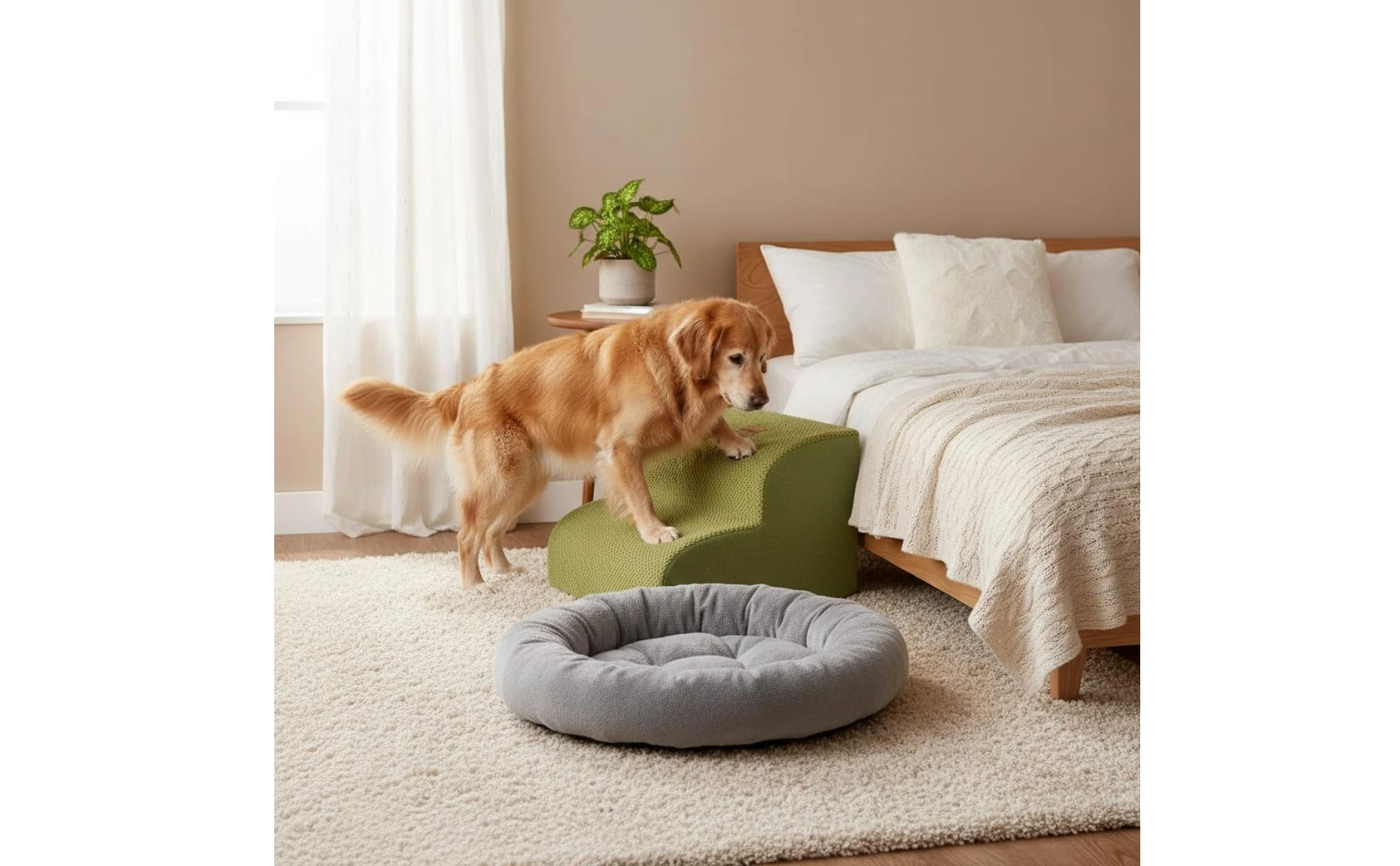 Pet Stair Ramp Washable Dog Ramp and Stairs Foam Pet Stairs Detachable Cover Sturdy for Sofa Pet Stair Ramp Washable Dog Ramp and Stairs Foam Pet Stairs Detachable Cover Sturdy for Sofa
