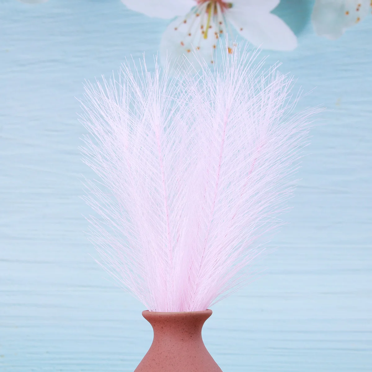 

50Pcs Simulation Tail Ferns Artificial Plants Lifelike Decoration Wedding Holding Flowers Natural Imitation Plants