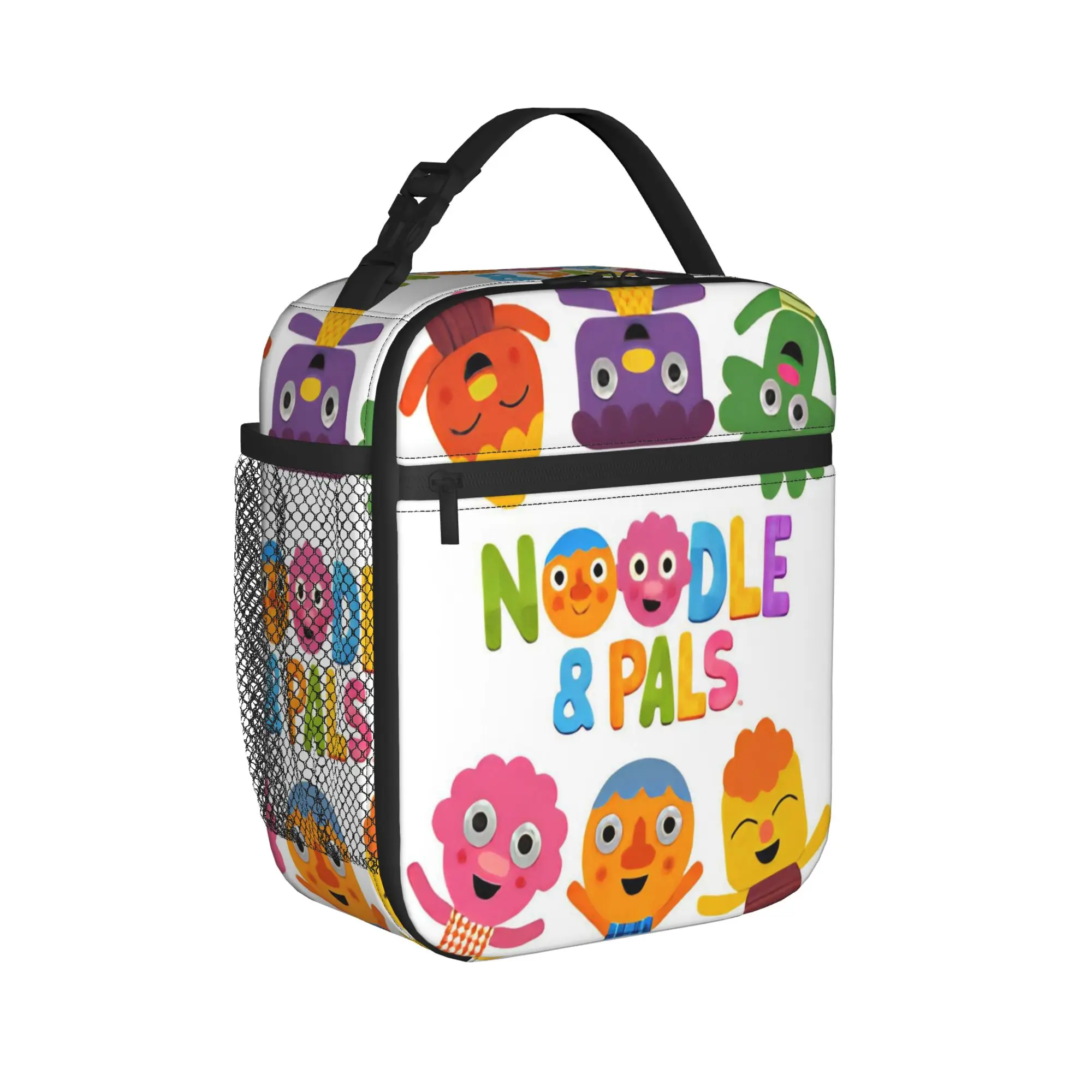 Ich! Noodle & Pals Zubehör Isolierte Lunchtasche für die Aufbewahrung von Lebensmittelboxen im Büro, tragbare Kühlboxen, Thermo-Lunchboxen – Detail 1