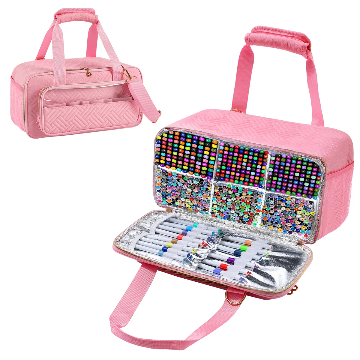 

1 шт., сумка для хранения инструментов с цветной ручкой, сумка для хранения маркеров для рисования, портативная сумка для кистей для рисования на открытом воздухе