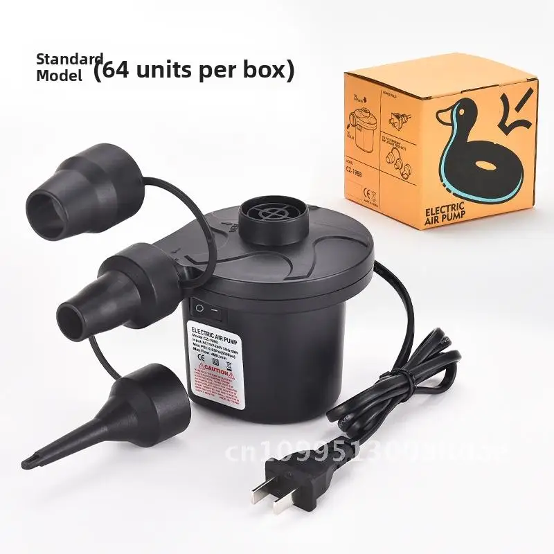 

Electric Air Pump for Household And Car Dual-Purpose Inflator for Swimming Rings Beds And Inflatable Toys Outdoor Ready
