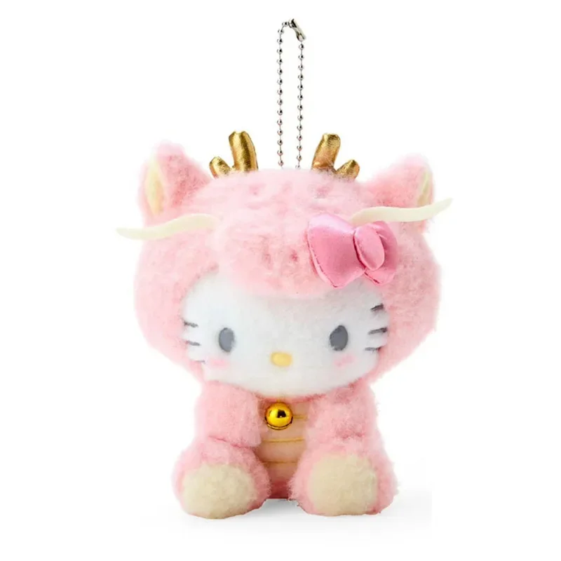 

Kawaii Sanrio Kuromi Melody Cinnamoroll Hello Kitty плюшевые игрушки кукла мультяшный рюкзак аксессуары кулон брелок праздничный подарок
