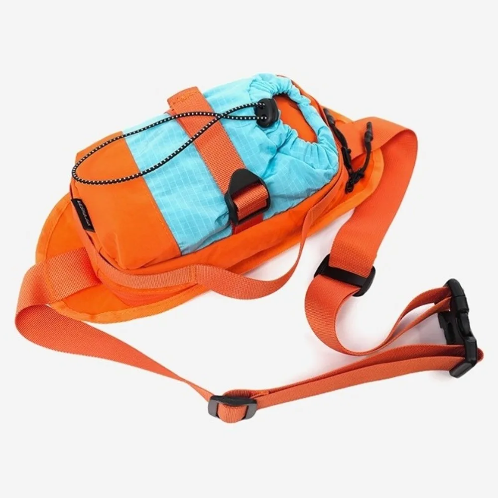 Water Bottle Holder Water Bottle Waist Bag Large Capacity Color Blocking Climbing Water Bottle Bag Waterproof Compartment