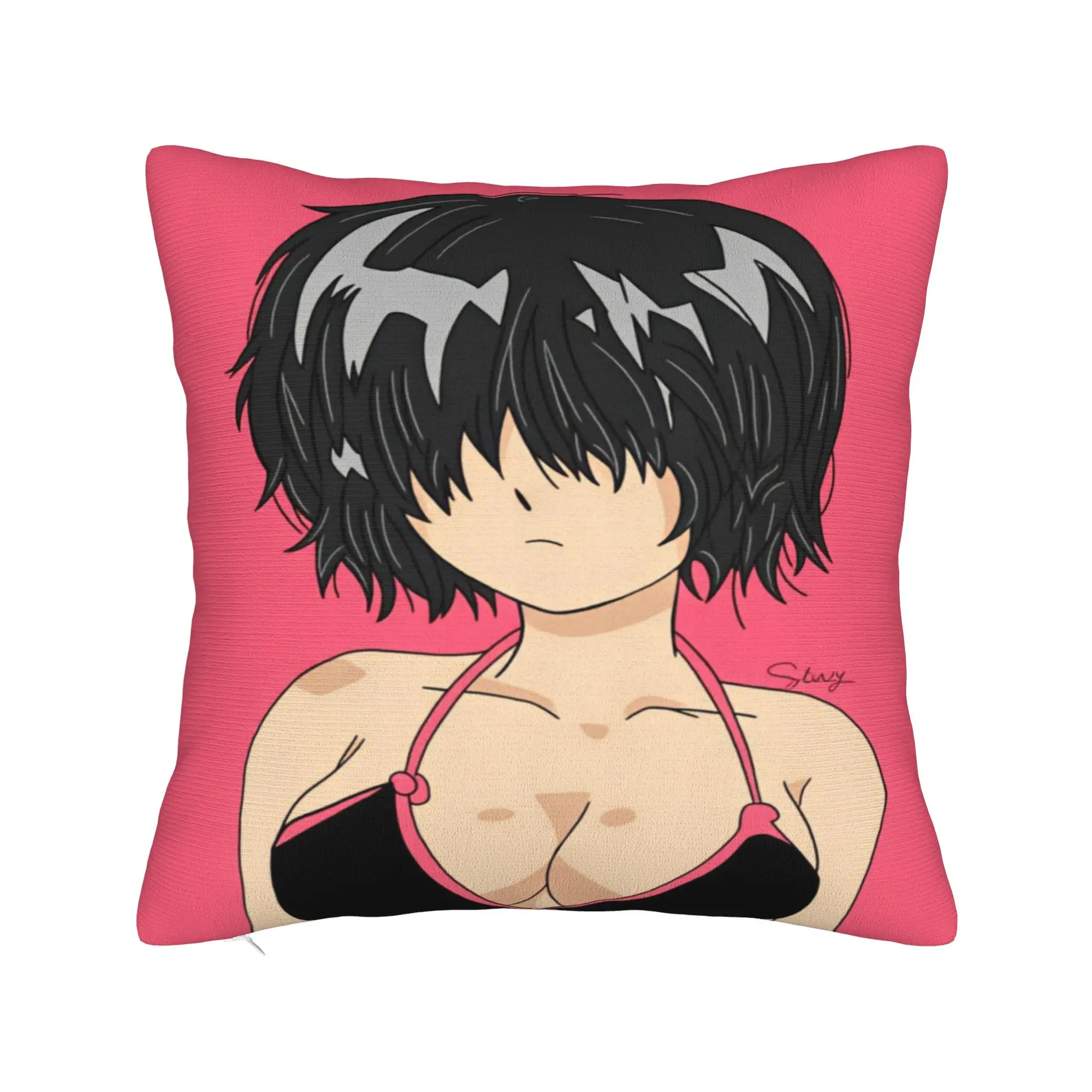 Pillow Case Urabe Mikoto Mysterious Girlfriend X Comfy  Pillow Cover For Sofa Bedroom Home Decor Vintage Pillowcases