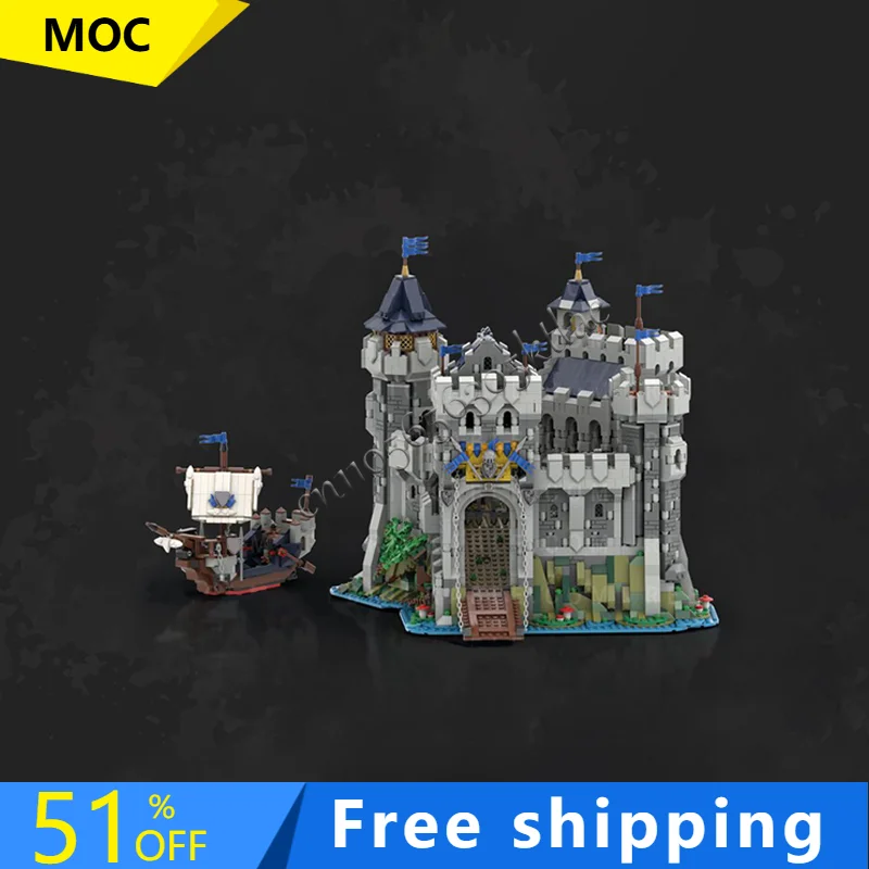 

5100 PCS MOC Medieval Falcon Master's Castle Modular Model Architecture Building Block Diy Education Assembly Kids Toys Gifts