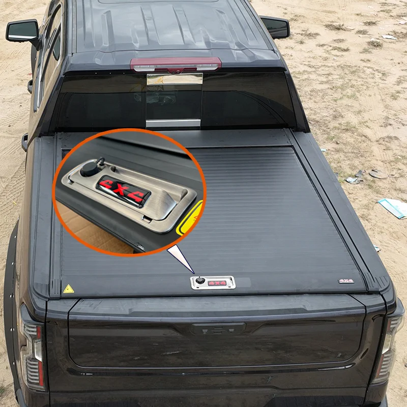 

4x4 Pickup Accessories Wholesale High Quality Aluminum Retractable Pickup Truck Bed Covers Tonneau Cover For Isuzu D-Max 2023