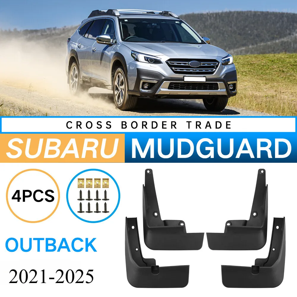 4Pcs for Subaru Outback 2021-2025 Car Fender Car Tire Soft Fender Modification