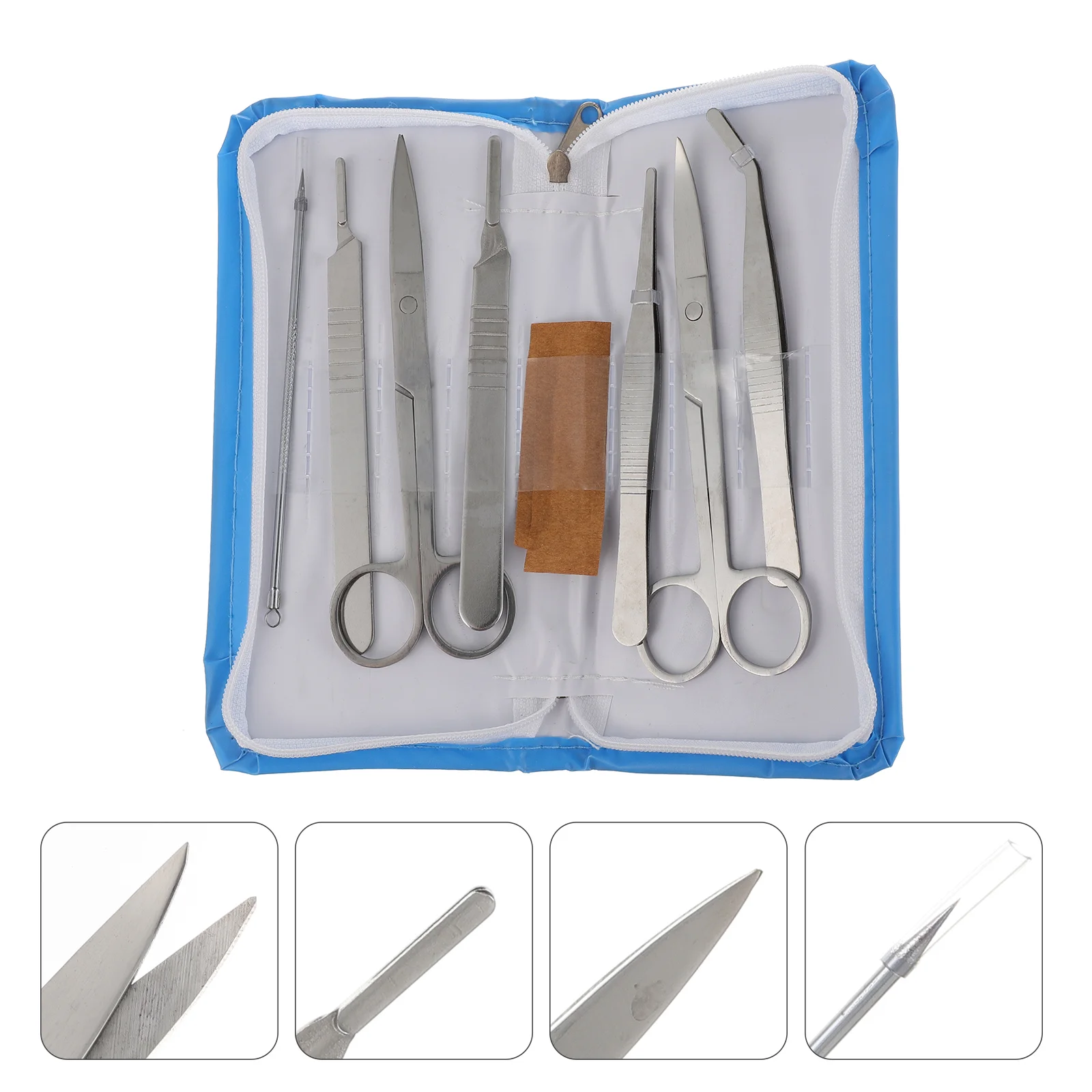 Laborausrüstung Bioexperiment Dissection Tools Needle Tease Dissection Kit Blue Student