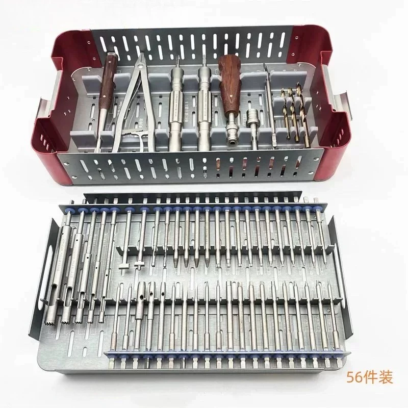 Orthopedic surgical instruments, broken nail removal instrument kit, internal fixation assembly, medical screwdriver