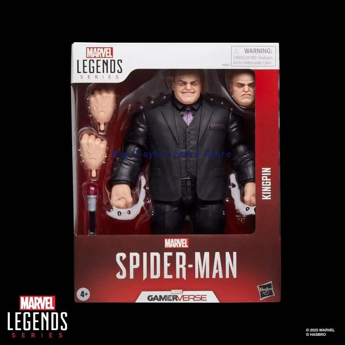 

Hasbro Marvel Legends Ml Игровая версия Черное золото и Kingpin Человек-Паук Villain