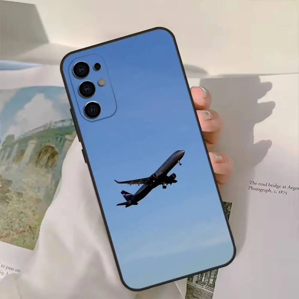 cool Airplane  Phone Case For Samsung S25,S24,S21,S22,S23,S30,Ultra,S20,Plus,Fe,Lite Black Shell