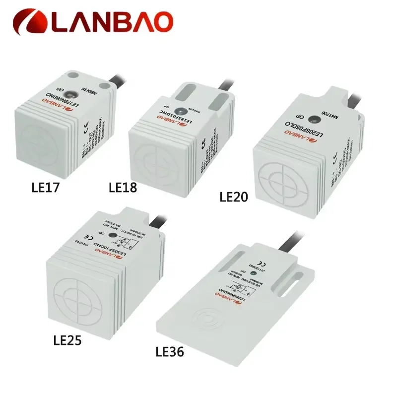 

LE18 Plastic Little NPN PNP Dc 3 Wires Square Proximity Inductive Sensor