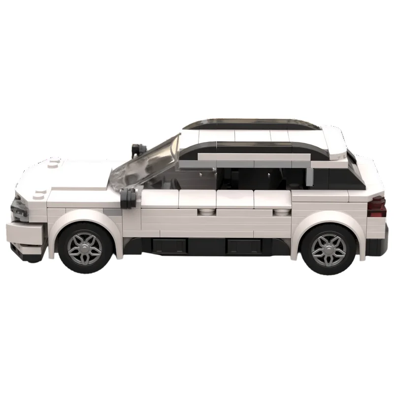 MOC Building Blocks Compact Modern SUV Practical Family Crossover Automobile Detailed DIY Brick Set Desktop Collectible Ornament