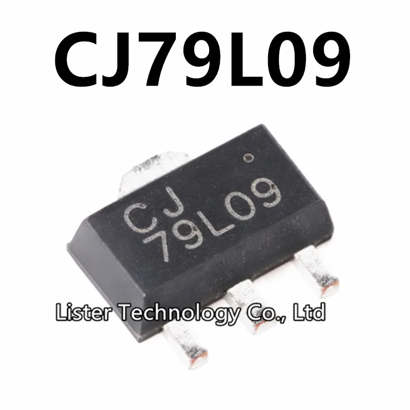 20~200PCS/Lot New CJ79L09 SOT-89 100mA 9V Direct Voltage Regulator Circuit SOT89 79L09 SMD