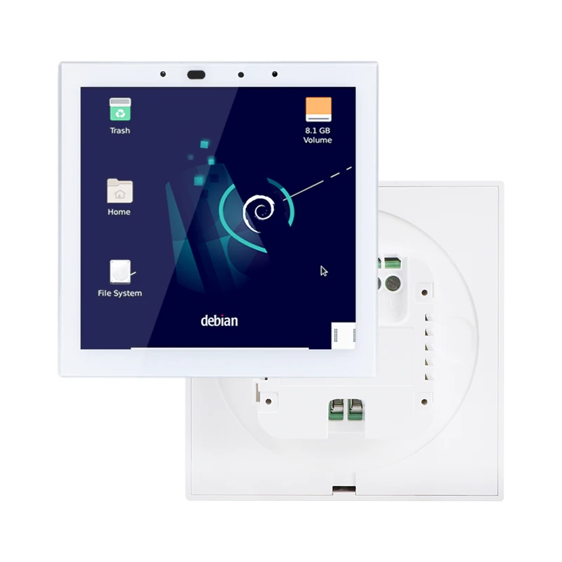 YC-SM41P 4-Inch Linux Debian Tablet PC 32GB Touch Screen Panel Android Operating System IPS Display RJ45 POE WiFi for House Use