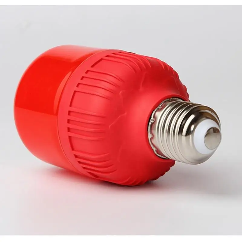 High Power Red LED Light Bulb E27/B22 AC 220V 5W 10W 15W 30W High Brightness Spot Light Festive New Year Bulb Christmas Lights view 6