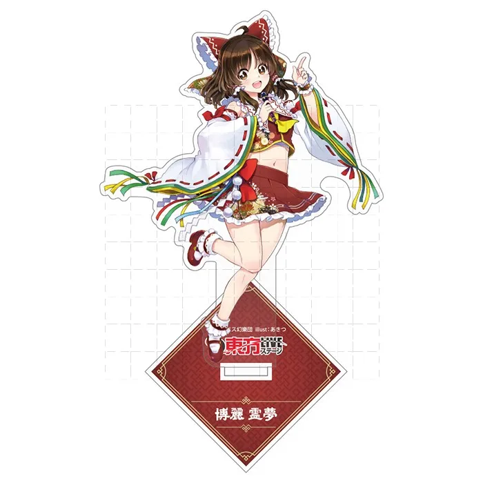 Game Touhou Project Acrylic Stand Doll Anime Kirisame Marisa Izayoi Sakuya Hakurei Reimu Figure Model Plate Cosplay Toy for Gift