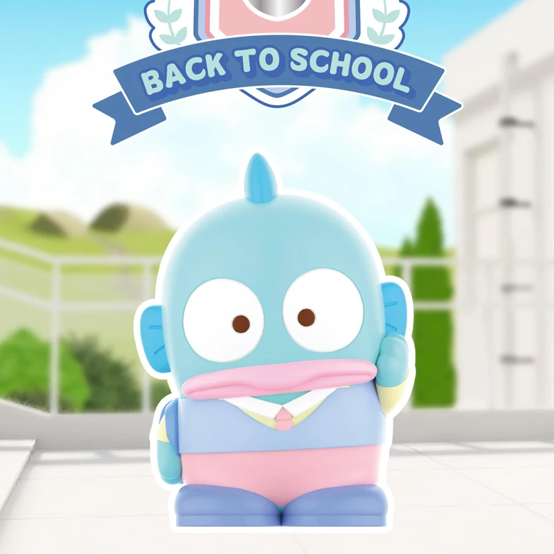 Sanrio Familie zurück zur Schule Blindbox Kulomi Melo Tipacha Hund Zimt Hund Puppe Figur Mädchen Geschenk Ornament