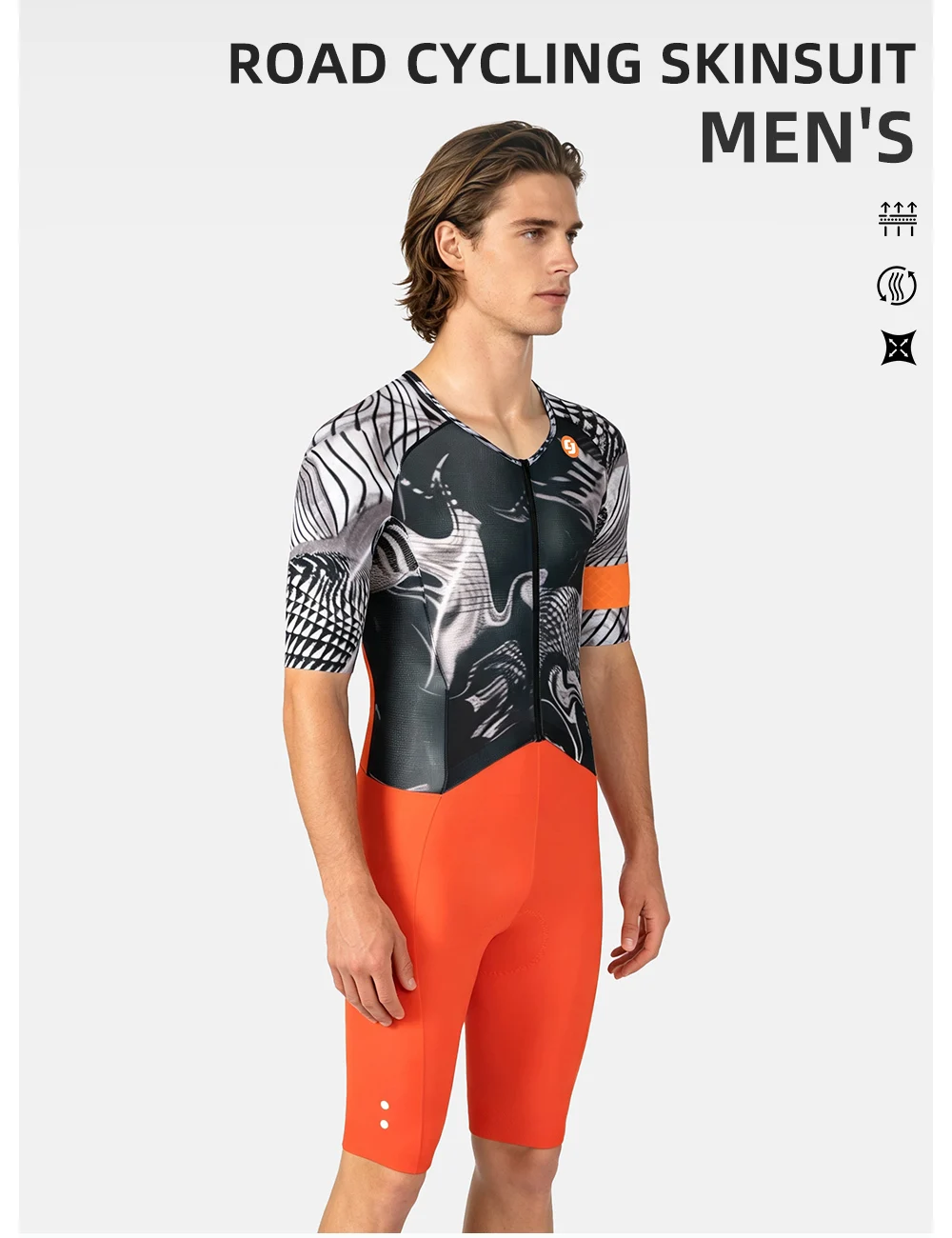 Cheji Herren Pro Team Aero Rennanzug – Detail 1