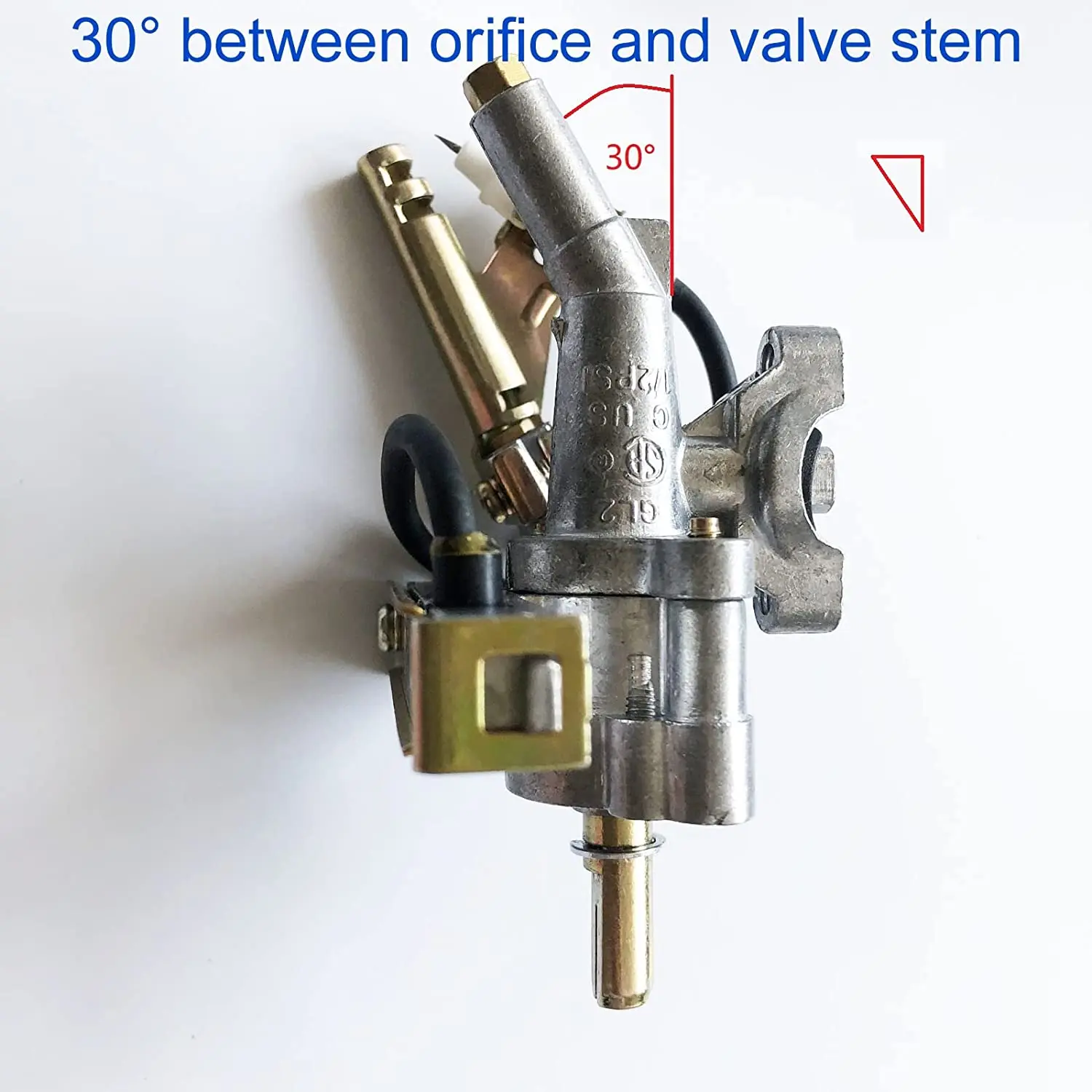 BBQ Gas Grill Valve with Automatic Igniter and Flame Thrower Sprayer Replacement for Gas Grill Valves