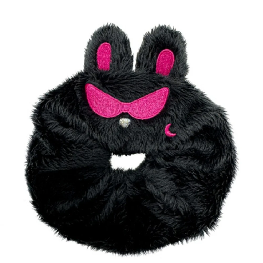 Portachiavi Kpop 13 cm Cartoon carino peluche fascia per capelli nero lungo orecchio ciondolo borsa accessorio portachiavi Kpop Idols YeoSang San Fans regalo