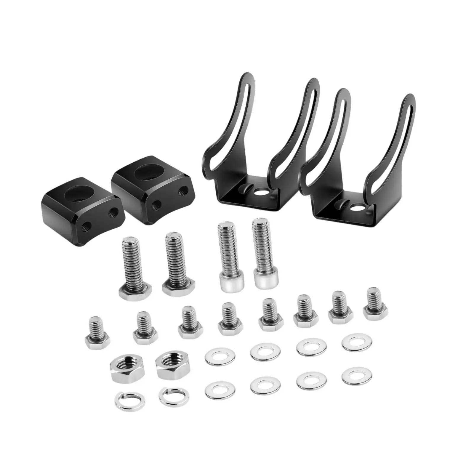 Premium LED Light Bar Base Mounting Bracket Kit Adjustable Aluminum Universal Slide for Offroad Lighting