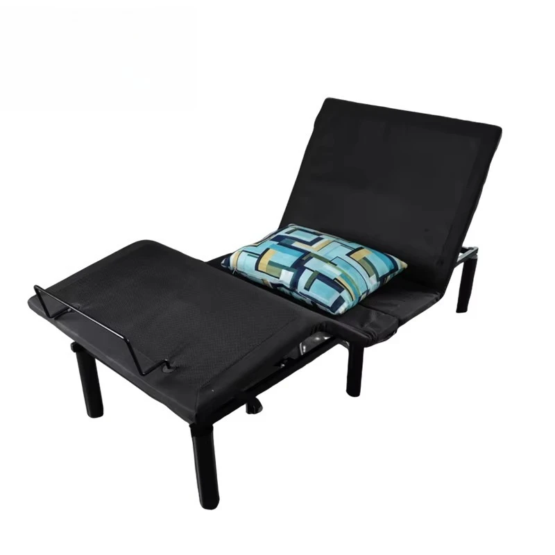 Foldable Remote Control Smart Furniture Bed Metal Bed Frame Lift Electric Adjustable Bed for Hotel Home - view 2