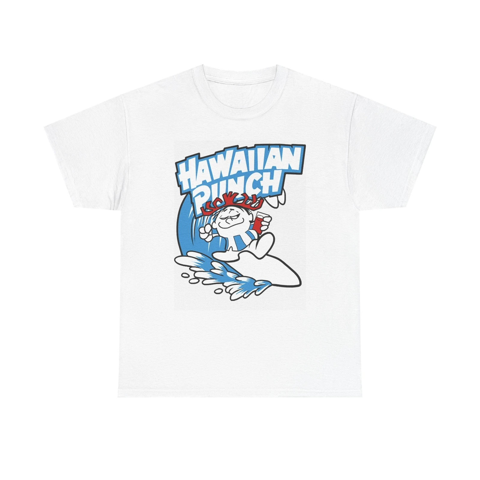 Camiseta con gráfico de fruta hawaiana, camiseta de algodón pesado Unisex Retro Vintage