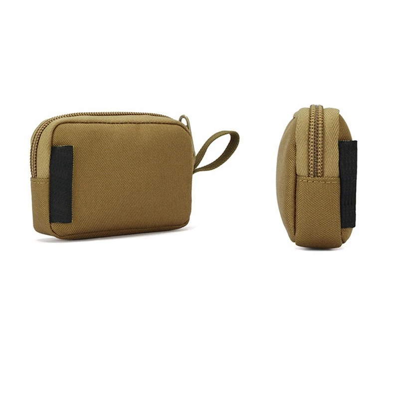 1 PCS Triangle Buckle Square Parts Bag Headphone Bag Small Hanging Bag Outdoor Products