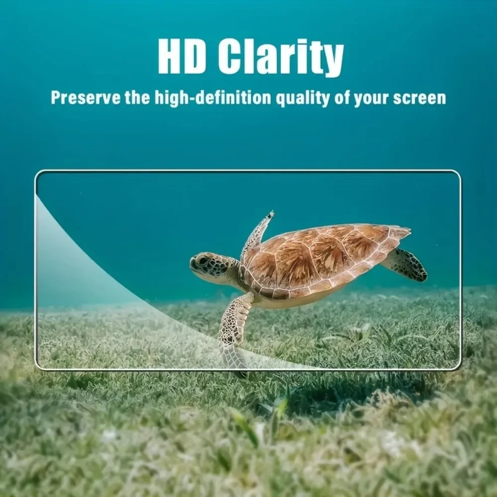 3 قطعة زجاج مقسى عالي الوضوح لهاتف سامسونج جالاكسي S25 Edge S24 S25 Ultra S23 S21 S22 Plus S24 FE واقي شاشة سهل التركيب