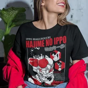 T-shirt Hajime No Ippo Kamogawa Boxing Gym Gift Shirt - Ippo Makunouchi Kbg Girl