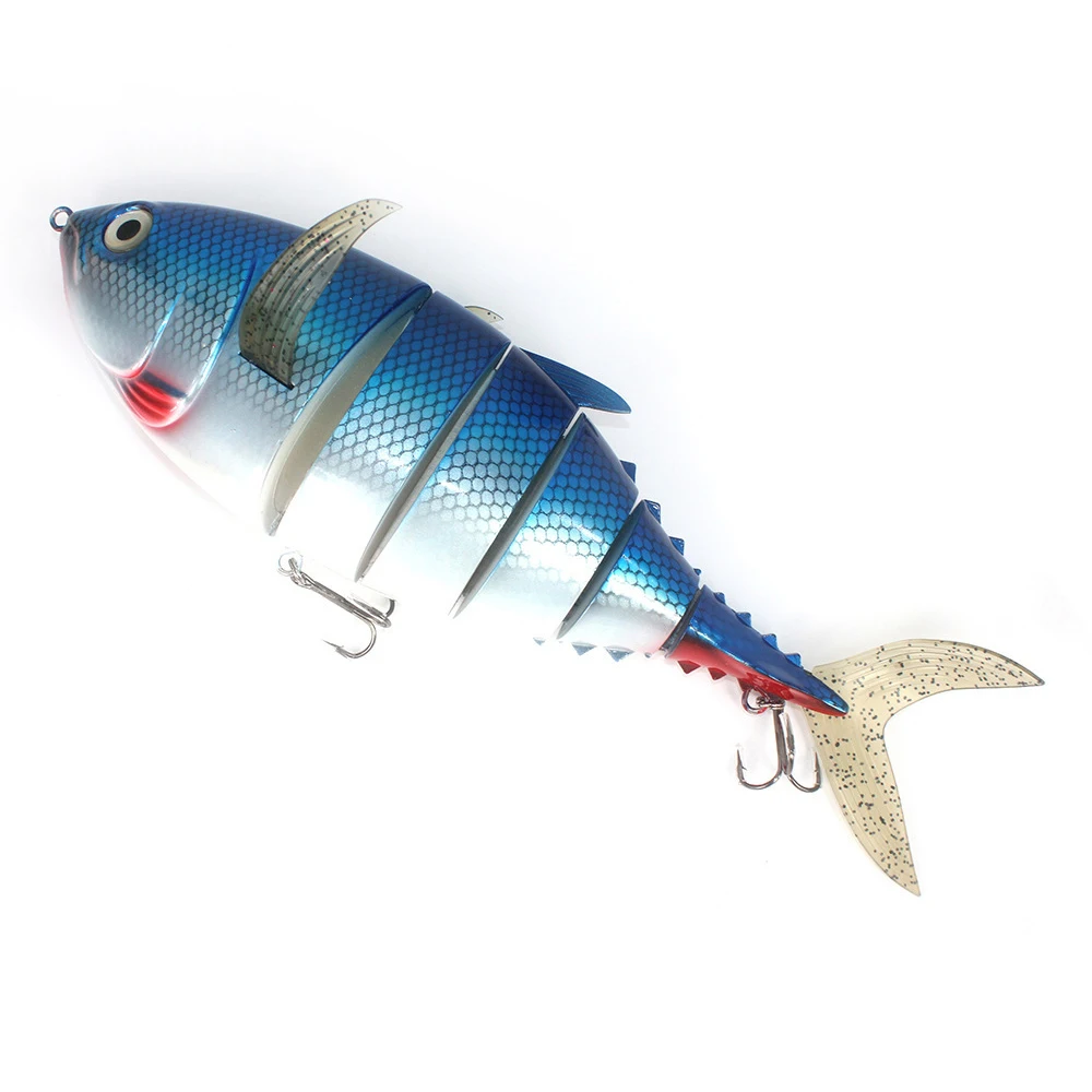 16inch 1kg Super Big Segmented Tuna Fishing Swimbait Multi Jointed Hard Plastic Sea Fishing Trolling Baits Lures