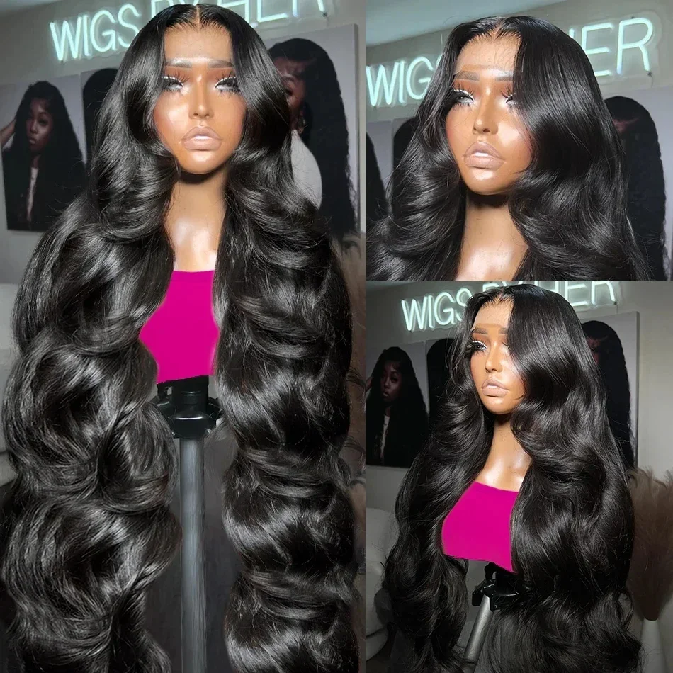 

32 34 36-дюймовый кудрявый парик 360 Full Lace Body Wave 13x4 13x6 HD Парики из 100% человеческих волос для женщин Remy 4x4 Парик с закрытием шнурка