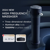 Booster Upgraded Massage Gun Powerful Handheld Cordless Deep Tissue Vibrating Muscle Massager with 3 Speeds for Sensitive Areas