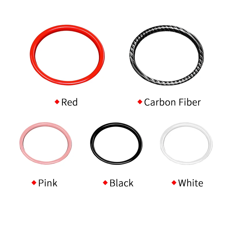 Steering Wheel Logo Emblems Car Stickers Cover Ring Trim for MINI COOPER F54/F55/F56/F57/F60 Decoration Styling Auto Accessories