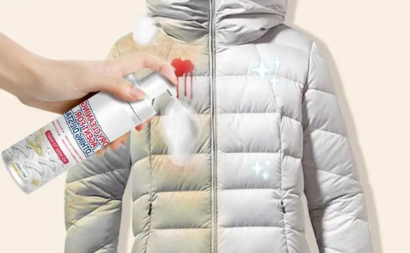 Down Jacket Agente Detergente para Roupas, Removedor de Manchas Eficaz, Sem Lavagem, 100 ml/Lot