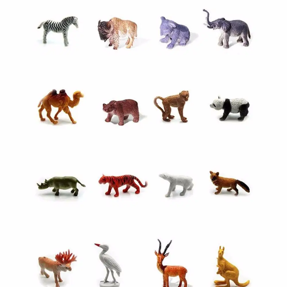 

Mini Educational Cognitive Development Collection Animal Figure Animal World Zoo Model Animal Model Simulation Animal