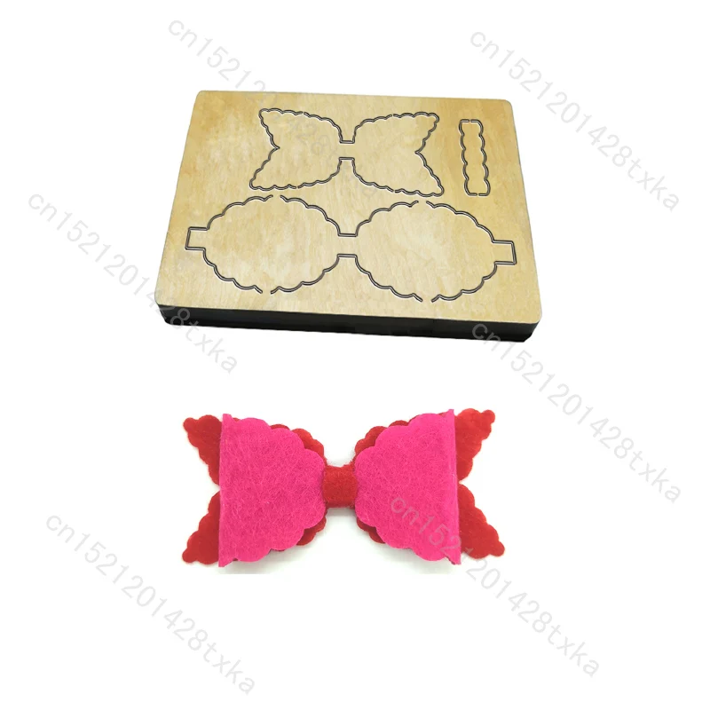 

Новый деревянный штамп с бантом для скрапбукинга C204-1, режущие штампы разных размеров