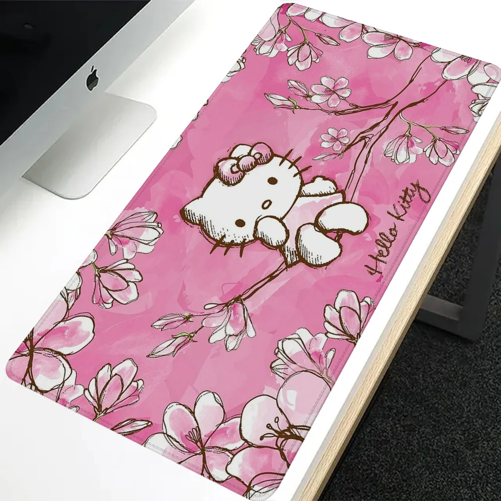 Hellos Cat accessori per ufficio Pk Control Mouse Pad Gamer Desk Mat Pc Gaming Setup accessori Mousepad Anime Computer Table Mats