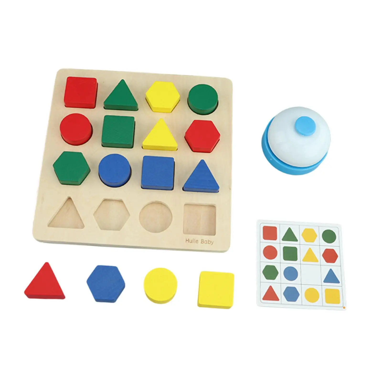 Shape Quick Matching Board Color Learning Board Game, Wooden Puzzle, Interactive Color Sensory Early Education Toy