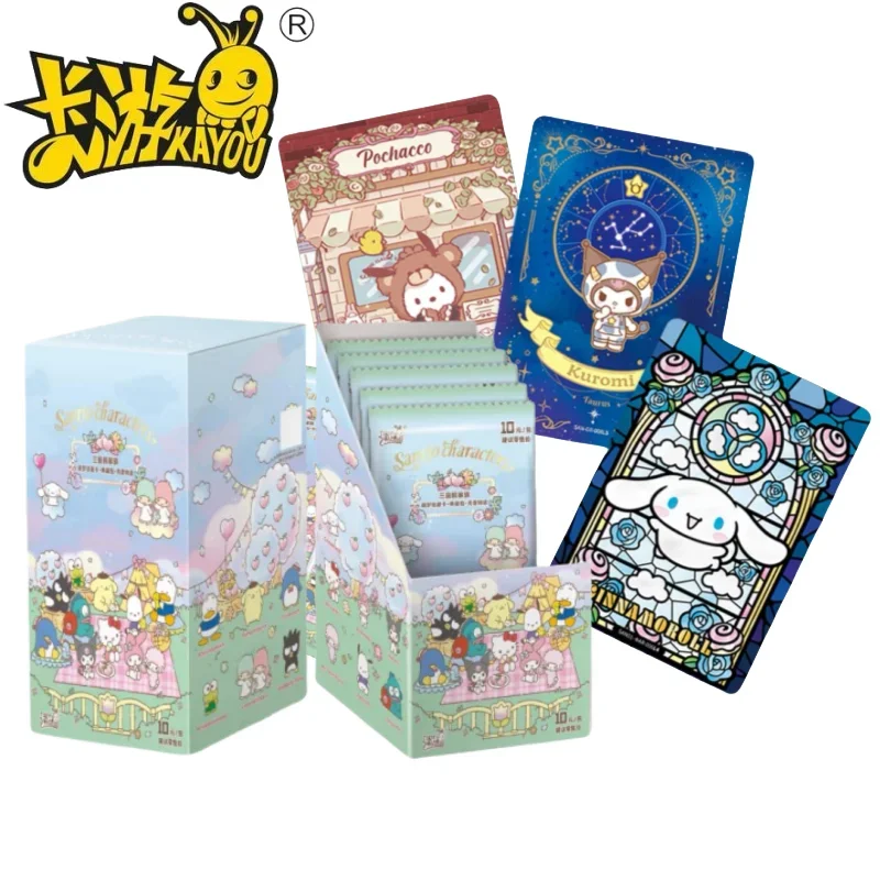 KAYOU Official Sanrio Collectible Card Fragrance Story Cute Fantasy Themed Card ParentChild Interactive Toy Gift Peripheral Card